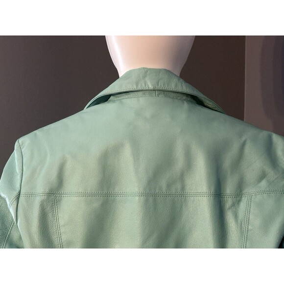 Wilson Leather Maxima Blazer Jacket Blue Motorcycle Biker Moto Racer Career SZ L - Picture 6 of 13